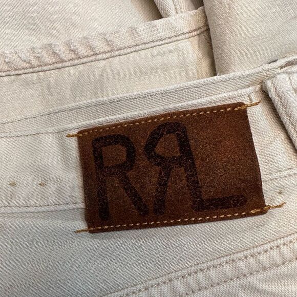 RRL Seeded Natural Japanese Selvedge Slim Straight-Leg Jean - Sample - Picture 13 of 13
